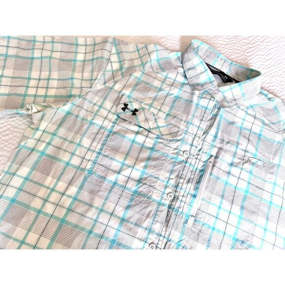 Under Armour Men's Size Large Heat Gear Shirt With Ventilated C-Shaped Back - Picture 1 of 9